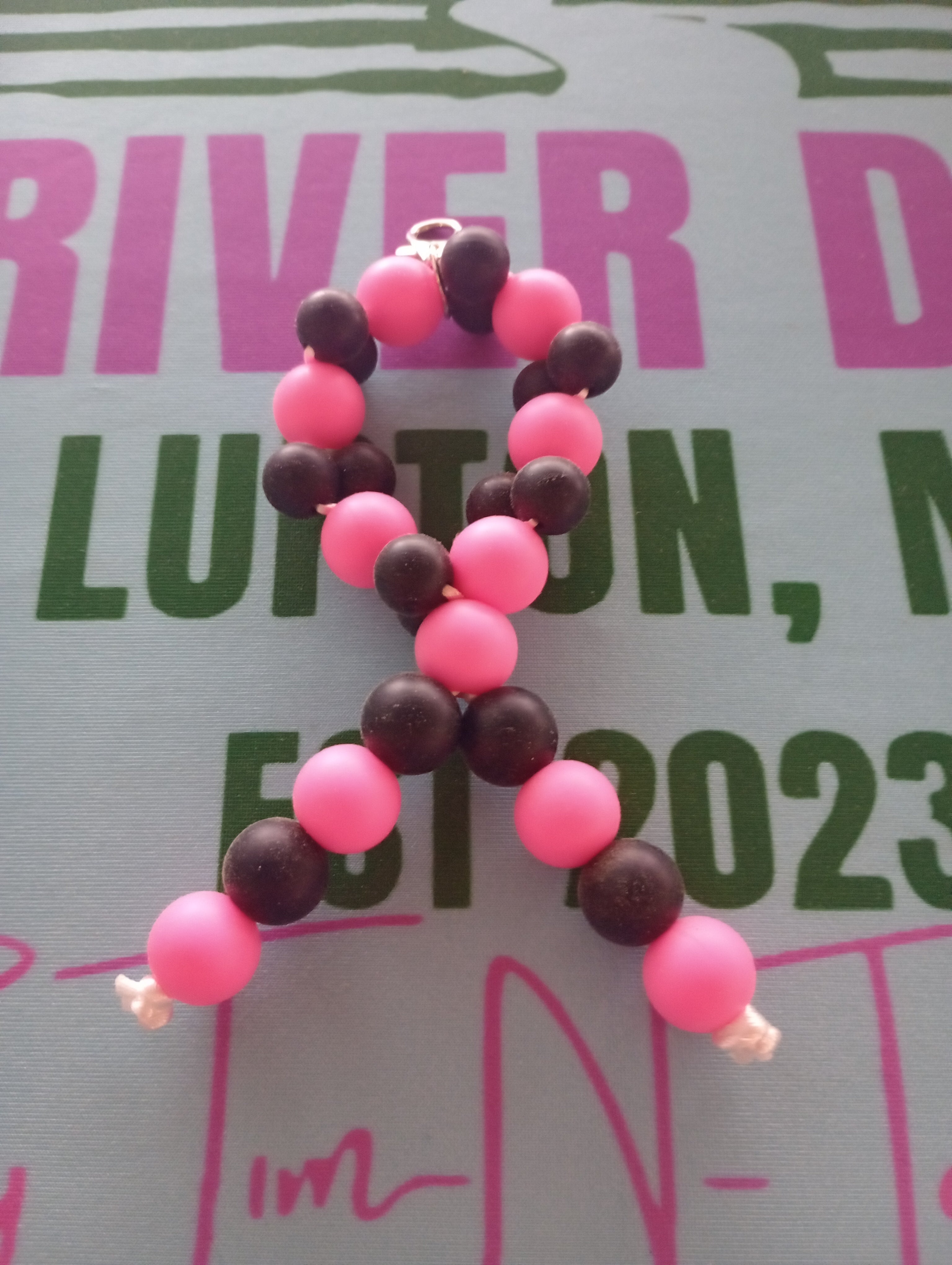 Keychain - Breast Cancer image 0