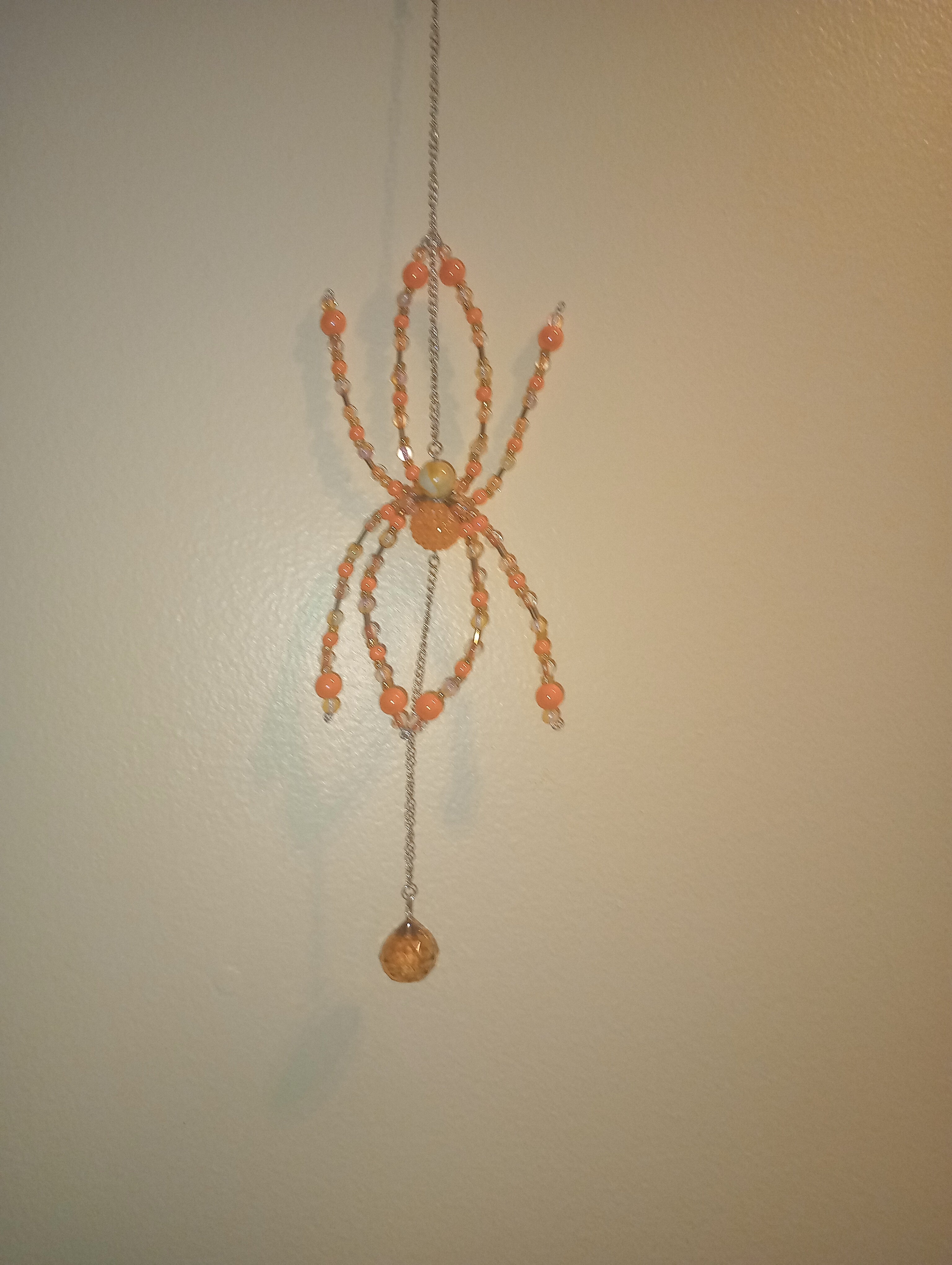 Hanging Spider - Creamsicle image 0