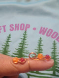 Orange and Red Token Ring