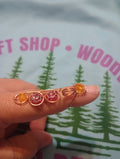 Token Ring (Red Flowers and yellow beads)